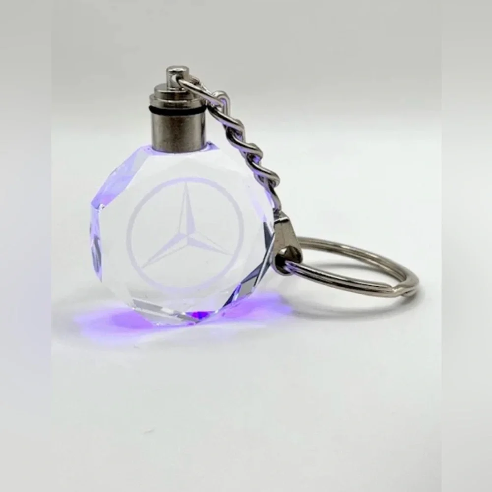 Multicolor LED Car Keychain